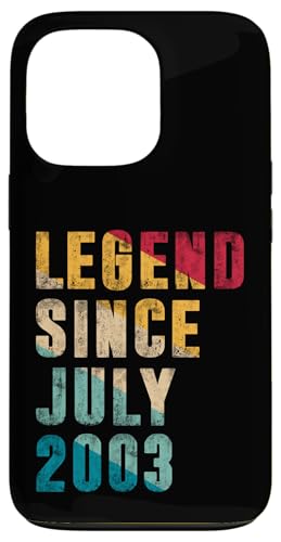 Legend Since Juli 2003 - 22 Years Old Gifts 22nd Birthday Hülle für iPhone 13 Pro Legend Since Juli 2003 - 22 Years Old Gifts 22nd Birthday Hülle für iPhone 13 Pro von Vintage Legend Since Birthday Gifts Store By Mj