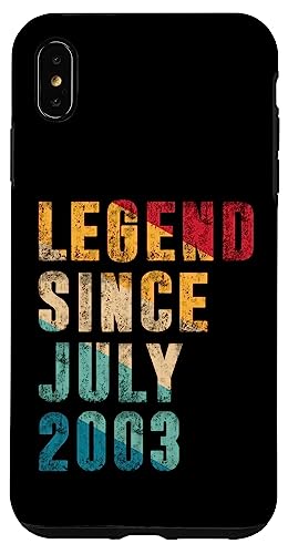 Legend Since Juli 2003 - 22 Years Old Gifts 22nd Birthday Hülle für iPhone XS Max Legend Since Juli 2003 - 22 Years Old Gifts 22nd Birthday Hülle für iPhone XS Max von Vintage Legend Since Birthday Gifts Store By Mj