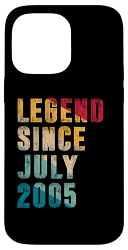 Legend Since Juli 2005 - 10 Years Old Gifts 10th Birthday Hülle für iPhone 14 Pro Max Legend Since Juli 2005 - 10 Years Old Gifts 10th Birthday Hülle für iPhone 14 Pro Max von Vintage Legend Since Birthday Gifts Store By Mj