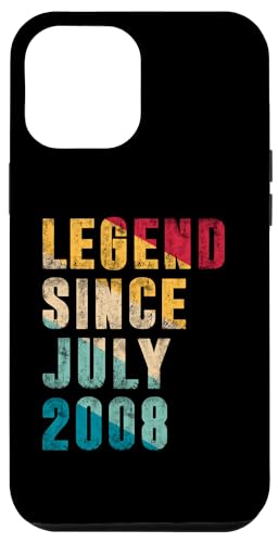 Legend Since Juli 2008 - 17 Years Old Gifts 17th Birthday Hülle für iPhone 12 Pro Max Legend Since Juli 2008 - 17 Years Old Gifts 17th Birthday Hülle für iPhone 12 Pro Max von Vintage Legend Since Birthday Gifts Store By Mj