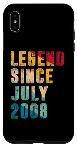 Legend Since Juli 2008 - 17 Years Old Gifts 17th Birthday Hülle für iPhone XS Max Legend Since Juli 2008 - 17 Years Old Gifts 17th Birthday Hülle für iPhone XS Max von Vintage Legend Since Birthday Gifts Store By Mj