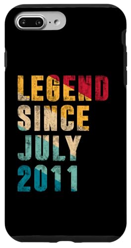Legend Since Juli 2011 - 14 Years Old Gifts 14th Birthday Hülle für iPhone 7 Plus/8 Plus Legend Since Juli 2011 - 14 Years Old Gifts 14th Birthday Hülle für iPhone 7 Plus/8 Plus von Vintage Legend Since Birthday Gifts Store By Mj