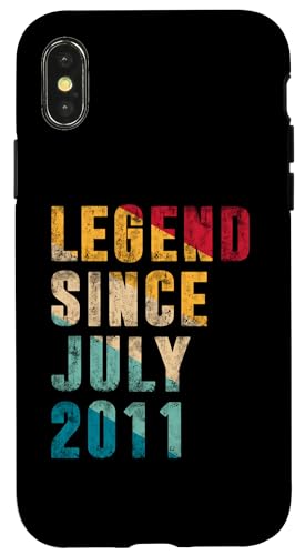 Legend Since Juli 2011 - 14 Years Old Gifts 14th Birthday Hülle für iPhone X/XS Legend Since Juli 2011 - 14 Years Old Gifts 14th Birthday Hülle für iPhone X/XS von Vintage Legend Since Birthday Gifts Store By Mj