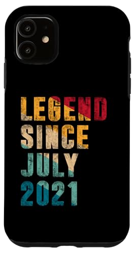 Legend Since Juli 2021 - 4 Year Old Kids Gifts 4th Birthday Hülle für iPhone 11 Legend Since Juli 2021 - 4 Year Old Kids Gifts 4th Birthday Hülle für iPhone 11 von Vintage Legend Since Birthday Gifts Store By Mj