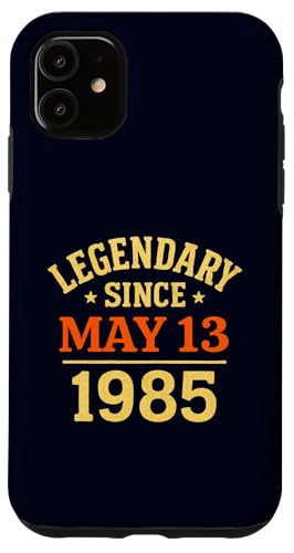 Legendär seit 13. Mai 1985 Fantastische Geburtstagsparty im Retro-Look Hülle für iPhone 11 Legendär seit 13. Mai 1985 Fantastische Geburtstagsparty im Retro-Look Hülle für iPhone 11 von Vintage May 1985 Birthday Gift Tee for Men & Women