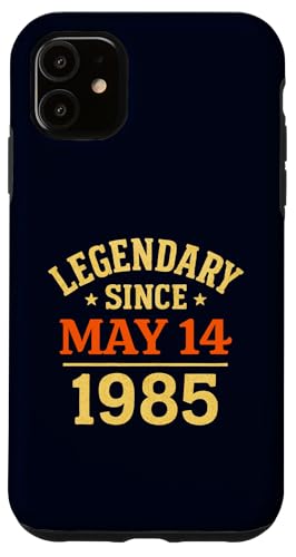 Legendär seit 14. Mai 1985 Fantastische Geburtstagsparty im Retro-Look Hülle für iPhone 11 Legendär seit 14. Mai 1985 Fantastische Geburtstagsparty im Retro-Look Hülle für iPhone 11 von Vintage May 1985 Birthday Gift Tee for Men & Women