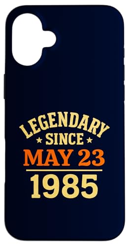 Legendär seit 23. Mai 1985, tolle Geburtstagsparty im Retro-Look Hülle für iPhone 16 Plus von Vintage May 1985 Birthday Gift Tee for Men & Women