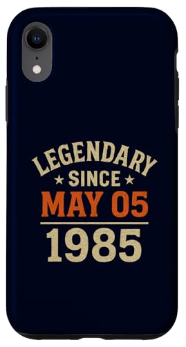 Legendär seit 5. Mai 1985, tolle Geburtstagsparty im Retro-Look Hülle für iPhone XR Legendär seit 5. Mai 1985, tolle Geburtstagsparty im Retro-Look Hülle für iPhone XR von Vintage May 1985 Birthday Gift Tee for Men & Women