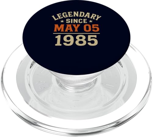 Legendär seit 5. Mai 1985, tolle Geburtstagsparty im Retro-Look PopSockets PopGrip für MagSafe Legendär seit 5. Mai 1985, tolle Geburtstagsparty im Retro-Look PopSockets PopGrip für MagSafe von Vintage May 1985 Birthday Gift Tee for Men & Women