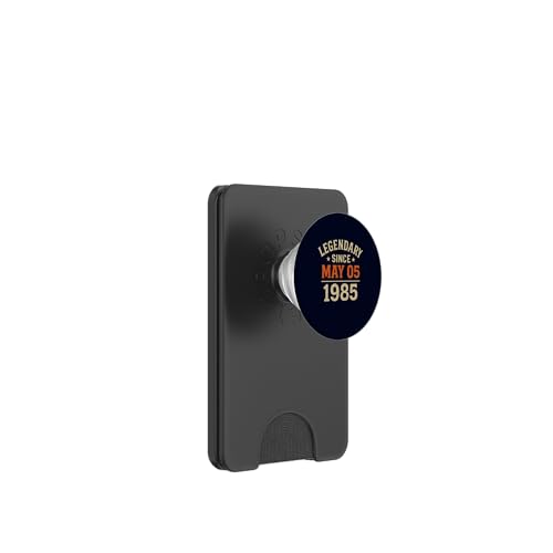 Legendär seit 5. Mai 1985, tolle Geburtstagsparty im Retro-Look PopSockets PopWallet für MagSafe Legendär seit 5. Mai 1985, tolle Geburtstagsparty im Retro-Look PopSockets PopWallet für MagSafe von Vintage May 1985 Birthday Gift Tee for Men & Women