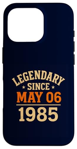 Legendär seit 6. Mai 1985, tolle Geburtstagsparty im Retro-Look Hülle für iPhone 16 Pro Legendär seit 6. Mai 1985, tolle Geburtstagsparty im Retro-Look Hülle für iPhone 16 Pro von Vintage May 1985 Birthday Gift Tee for Men & Women