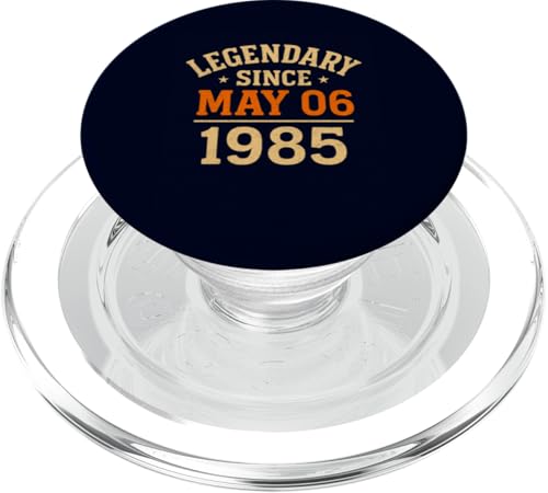 Legendär seit 6. Mai 1985, tolle Geburtstagsparty im Retro-Look PopSockets PopGrip für MagSafe Legendär seit 6. Mai 1985, tolle Geburtstagsparty im Retro-Look PopSockets PopGrip für MagSafe von Vintage May 1985 Birthday Gift Tee for Men & Women