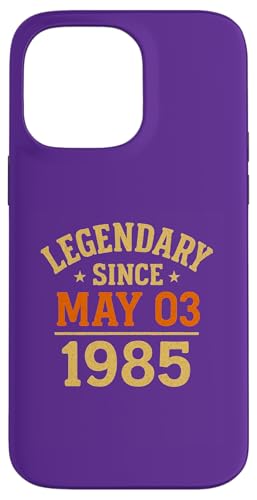Legendär seit dem 03. Mai 1985, tolle Geburtstagsparty im Retro-Look Hülle für iPhone 14 Pro Max Legendär seit dem 03. Mai 1985, tolle Geburtstagsparty im Retro-Look Hülle für iPhone 14 Pro Max von Vintage May 1985 Birthday Gift Tee for Men & Women