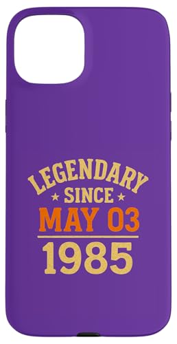 Legendär seit dem 03. Mai 1985, tolle Geburtstagsparty im Retro-Look Hülle für iPhone 15 Plus Legendär seit dem 03. Mai 1985, tolle Geburtstagsparty im Retro-Look Hülle für iPhone 15 Plus von Vintage May 1985 Birthday Gift Tee for Men & Women