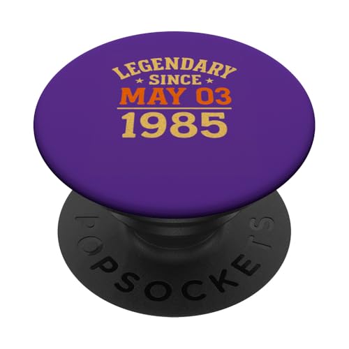 Legendär seit dem 03. Mai 1985, tolle Geburtstagsparty im Retro-Look PopSockets Klebender PopGrip Legendär seit dem 03. Mai 1985, tolle Geburtstagsparty im Retro-Look PopSockets Klebender PopGrip von Vintage May 1985 Birthday Gift Tee for Men & Women