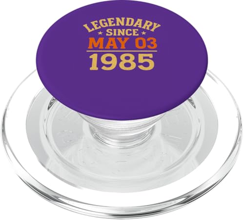 Legendär seit dem 03. Mai 1985, tolle Geburtstagsparty im Retro-Look PopSockets PopGrip für MagSafe Legendär seit dem 03. Mai 1985, tolle Geburtstagsparty im Retro-Look PopSockets PopGrip für MagSafe von Vintage May 1985 Birthday Gift Tee for Men & Women