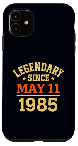 Legendär seit dem 11. Mai 1985 Fantastische Geburtstagsparty im Retro-Look Hülle für iPhone 11 Legendär seit dem 11. Mai 1985 Fantastische Geburtstagsparty im Retro-Look Hülle für iPhone 11 von Vintage May 1985 Birthday Gift Tee for Men & Women