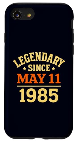 Legendär seit dem 11. Mai 1985 Fantastische Geburtstagsparty im Retro-Look Hülle für iPhone SE (2020) / 7 / 8 von Vintage May 1985 Birthday Gift Tee for Men & Women