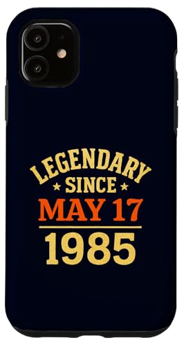 Legendär seit dem 17. Mai 1985, tolle Geburtstagsparty im Retro-Look Hülle für iPhone 11 Legendär seit dem 17. Mai 1985, tolle Geburtstagsparty im Retro-Look Hülle für iPhone 11 von Vintage May 1985 Birthday Gift Tee for Men & Women