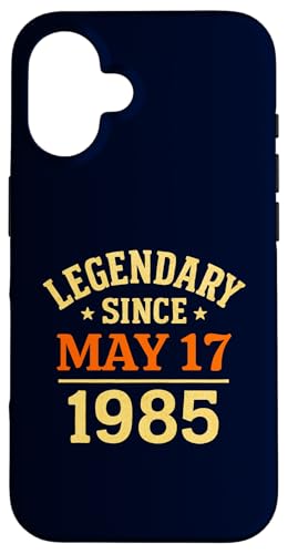 Legendär seit dem 17. Mai 1985, tolle Geburtstagsparty im Retro-Look Hülle für iPhone 16 Legendär seit dem 17. Mai 1985, tolle Geburtstagsparty im Retro-Look Hülle für iPhone 16 von Vintage May 1985 Birthday Gift Tee for Men & Women