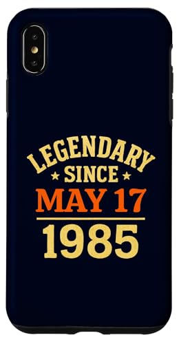 Legendär seit dem 17. Mai 1985, tolle Geburtstagsparty im Retro-Look Hülle für iPhone XS Max Legendär seit dem 17. Mai 1985, tolle Geburtstagsparty im Retro-Look Hülle für iPhone XS Max von Vintage May 1985 Birthday Gift Tee for Men & Women