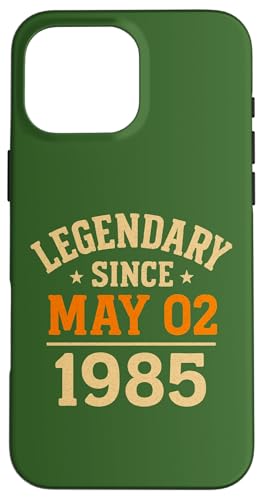 Legendär seit dem 2. Mai 1985, tolle Geburtstagsparty im Retro-Look Hülle für iPhone 16 Pro Max Legendär seit dem 2. Mai 1985, tolle Geburtstagsparty im Retro-Look Hülle für iPhone 16 Pro Max von Vintage May 1985 Birthday Gift Tee for Men & Women
