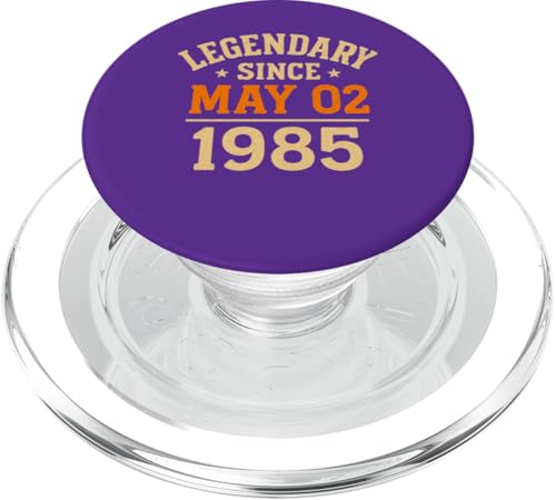 Legendär seit dem 2. Mai 1985, tolle Geburtstagsparty im Retro-Look PopSockets PopGrip für MagSafe Legendär seit dem 2. Mai 1985, tolle Geburtstagsparty im Retro-Look PopSockets PopGrip für MagSafe von Vintage May 1985 Birthday Gift Tee for Men & Women