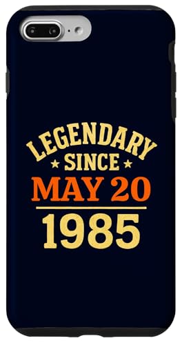 Legendär seit dem 20. Mai 1985, tolle Geburtstagsparty im Retro-Look Hülle für iPhone 7 Plus/8 Plus von Vintage May 1985 Birthday Gift Tee for Men & Women