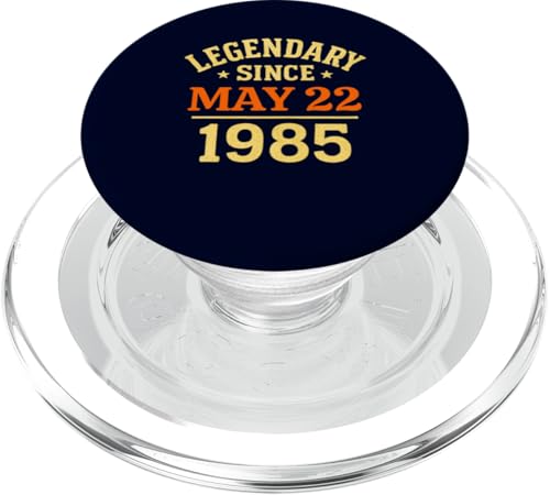 Legendär seit dem 22. Mai 1985, tolle Geburtstagsparty im Retro-Look PopSockets PopGrip für MagSafe Legendär seit dem 22. Mai 1985, tolle Geburtstagsparty im Retro-Look PopSockets PopGrip für MagSafe von Vintage May 1985 Birthday Gift Tee for Men & Women