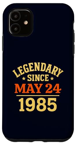 Legendär seit dem 24. Mai 1985, tolle Geburtstagsparty im Retro-Look Hülle für iPhone 11 von Vintage May 1985 Birthday Gift Tee for Men & Women