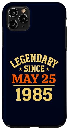 Legendär seit dem 25. Mai 1985, tolle Geburtstagsparty im Retro-Look Hülle für iPhone 11 Pro Max von Vintage May 1985 Birthday Gift Tee for Men & Women