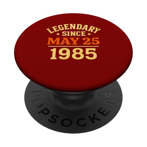 Legendär seit dem 25. Mai 1985, tolle Geburtstagsparty im Retro-Look PopSockets Klebender PopGrip Legendär seit dem 25. Mai 1985, tolle Geburtstagsparty im Retro-Look PopSockets Klebender PopGrip von Vintage May 1985 Birthday Gift Tee for Men & Women