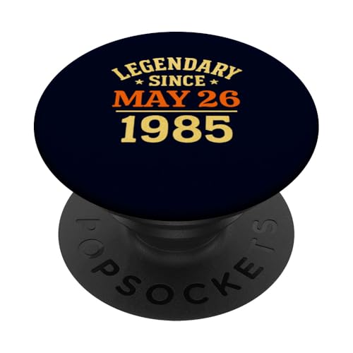 Legendär seit dem 26. Mai 1985, tolle Geburtstagsparty im Retro-Look PopSockets Klebender PopGrip Legendär seit dem 26. Mai 1985, tolle Geburtstagsparty im Retro-Look PopSockets Klebender PopGrip von Vintage May 1985 Birthday Gift Tee for Men & Women