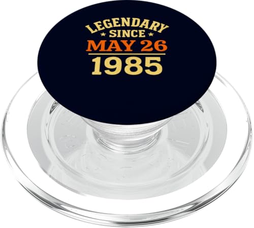 Legendär seit dem 26. Mai 1985, tolle Geburtstagsparty im Retro-Look PopSockets PopGrip für MagSafe Legendär seit dem 26. Mai 1985, tolle Geburtstagsparty im Retro-Look PopSockets PopGrip für MagSafe von Vintage May 1985 Birthday Gift Tee for Men & Women