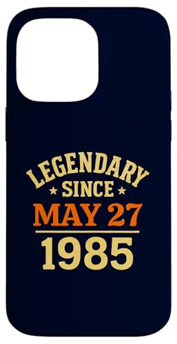 Legendär seit dem 27. Mai 1985, tolle Geburtstagsparty im Retro-Look Hülle für iPhone 14 Pro Max von Vintage May 1985 Birthday Gift Tee for Men & Women