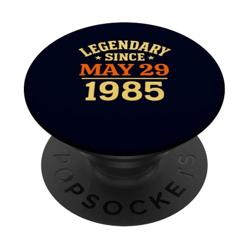 Legendär seit dem 29. Mai 1985, tolle Geburtstagsparty im Retro-Look PopSockets Klebender PopGrip Legendär seit dem 29. Mai 1985, tolle Geburtstagsparty im Retro-Look PopSockets Klebender PopGrip von Vintage May 1985 Birthday Gift Tee for Men & Women