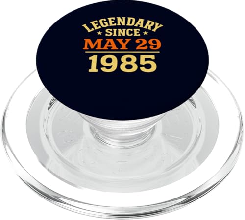 Legendär seit dem 29. Mai 1985, tolle Geburtstagsparty im Retro-Look PopSockets PopGrip für MagSafe Legendär seit dem 29. Mai 1985, tolle Geburtstagsparty im Retro-Look PopSockets PopGrip für MagSafe von Vintage May 1985 Birthday Gift Tee for Men & Women
