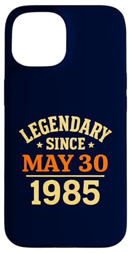 Legendär seit dem 30. Mai 1985, tolle Geburtstagsparty im Retro-Look Hülle für iPhone 15 von Vintage May 1985 Birthday Gift Tee for Men & Women