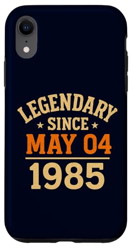Legendär seit dem 4. Mai 1985, tolle Geburtstagsparty im Retro-Look Hülle für iPhone XR Legendär seit dem 4. Mai 1985, tolle Geburtstagsparty im Retro-Look Hülle für iPhone XR von Vintage May 1985 Birthday Gift Tee for Men & Women