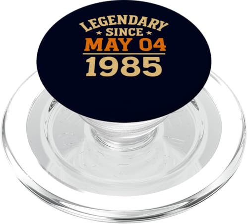 Legendär seit dem 4. Mai 1985, tolle Geburtstagsparty im Retro-Look PopSockets PopGrip für MagSafe Legendär seit dem 4. Mai 1985, tolle Geburtstagsparty im Retro-Look PopSockets PopGrip für MagSafe von Vintage May 1985 Birthday Gift Tee for Men & Women