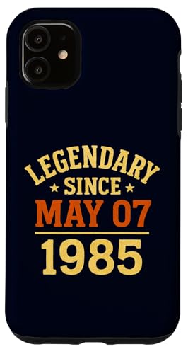 Legendär seit dem 7. Mai 1985 Fantastische Geburtstagsparty im Retro-Look Hülle für iPhone 11 Legendär seit dem 7. Mai 1985 Fantastische Geburtstagsparty im Retro-Look Hülle für iPhone 11 von Vintage May 1985 Birthday Gift Tee for Men & Women