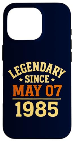 Legendär seit dem 7. Mai 1985 Fantastische Geburtstagsparty im Retro-Look Hülle für iPhone 16 Pro Legendär seit dem 7. Mai 1985 Fantastische Geburtstagsparty im Retro-Look Hülle für iPhone 16 Pro von Vintage May 1985 Birthday Gift Tee for Men & Women