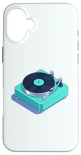Vinyl-Schallplattenspieler-Grafikdesign Hülle für iPhone 16 Plus Vinyl-Schallplattenspieler-Grafikdesign Hülle für iPhone 16 Plus von Vintage Music Turntable