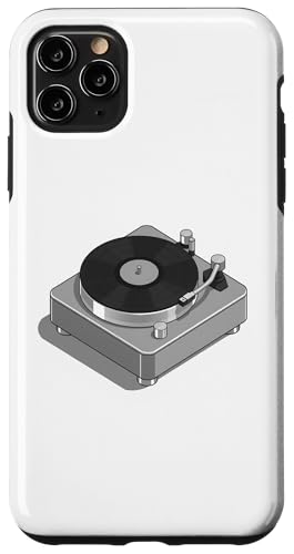 Vinyl-Schallplattenspieler-Grafikdesign in grauer Farbe Hülle für iPhone 11 Pro Max Vinyl-Schallplattenspieler-Grafikdesign in grauer Farbe Hülle für iPhone 11 Pro Max von Vintage Music Turntable