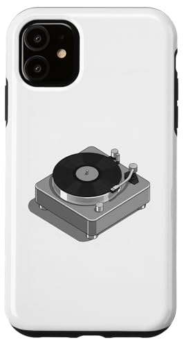 Vinyl-Schallplattenspieler-Grafikdesign in grauer Farbe Hülle für iPhone 11 Vinyl-Schallplattenspieler-Grafikdesign in grauer Farbe Hülle für iPhone 11 von Vintage Music Turntable