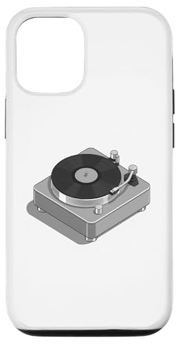 Vinyl-Schallplattenspieler-Grafikdesign in grauer Farbe Hülle für iPhone 12/12 Pro Vinyl-Schallplattenspieler-Grafikdesign in grauer Farbe Hülle für iPhone 12/12 Pro von Vintage Music Turntable