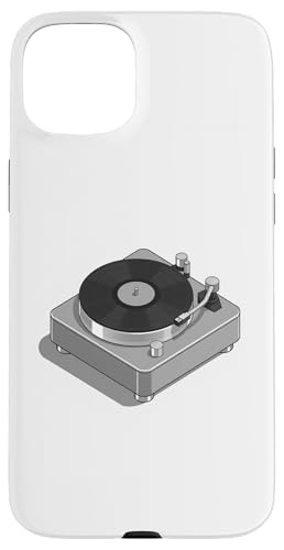 Vinyl-Schallplattenspieler-Grafikdesign in grauer Farbe Hülle für iPhone 15 Plus Vinyl-Schallplattenspieler-Grafikdesign in grauer Farbe Hülle für iPhone 15 Plus von Vintage Music Turntable