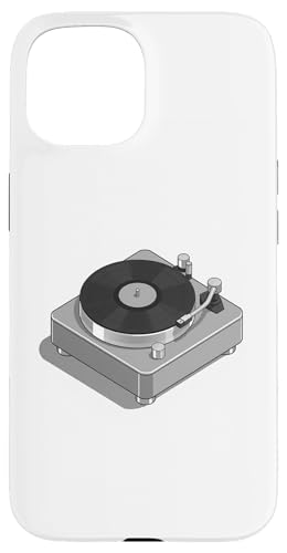 Vinyl-Schallplattenspieler-Grafikdesign in grauer Farbe Hülle für iPhone 15 Vinyl-Schallplattenspieler-Grafikdesign in grauer Farbe Hülle für iPhone 15 von Vintage Music Turntable