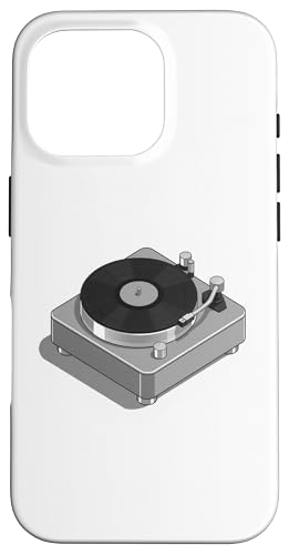 Vinyl-Schallplattenspieler-Grafikdesign in grauer Farbe Hülle für iPhone 16 Pro Vinyl-Schallplattenspieler-Grafikdesign in grauer Farbe Hülle für iPhone 16 Pro von Vintage Music Turntable