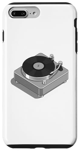 Vinyl-Schallplattenspieler-Grafikdesign in grauer Farbe Hülle für iPhone 7 Plus/8 Plus Vinyl-Schallplattenspieler-Grafikdesign in grauer Farbe Hülle für iPhone 7 Plus/8 Plus von Vintage Music Turntable
